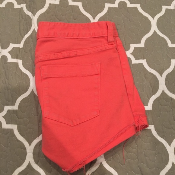 J Crew Pink Denim Shorts; MatchStick Stretch - Picture 2 of 2